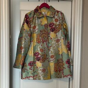 Floral Patterned Women's Blazer